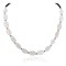 Certified Authentic Navajo .925 Sterling Silver Natural Pink Quartz Heishi Native American Necklace 25309-1