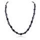 Certified Authentic Navajo .925 Sterling Silver Natural Purple Goldstone Native American Necklace 25308-2