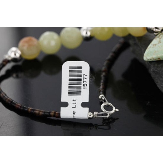 Certified Authentic Navajo .925 Sterling Silver Natural Quartz BOULDER Turquoise Native American Necklace 390747522317