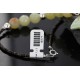 Certified Authentic Navajo .925 Sterling Silver Natural Quartz BOULDER Turquoise Native American Necklace 390747522317