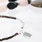 Certified Authentic Navajo .925 Sterling Silver Natural Quartz Turquoise Jasper Native American Necklace 750111-1
