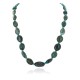 Certified Authentic Navajo .925 Sterling Silver Natural Spiderweb Turquoise Native American Necklace 15213-301