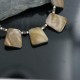 Certified Authentic Navajo .925 Sterling Silver Natural Tigers Eye and Turquoise Native American Necklace 15432-23