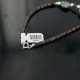 Certified Authentic Navajo .925 Sterling Silver Natural Tigers Eye and Turquoise Native American Necklace 15432-23
