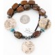 Certified Authentic Navajo .925 Sterling Silver Natural Tigers Eye Jasper Hematite Native American Necklace 15890-5