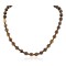 Certified Authentic Navajo .925 Sterling Silver Natural Tigers Eye Native American Necklace 25307-1
