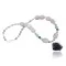 Navajo .925 Sterling Silver Natural Turquoise Agate Amethyst Native American Necklace 390675692060