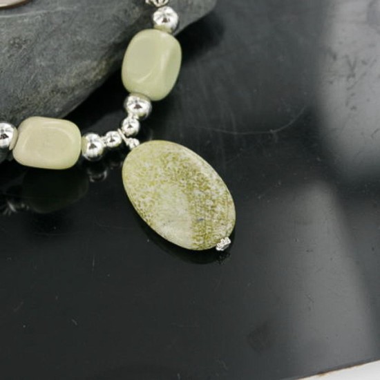 Certified Authentic Navajo .925 Sterling Silver Natural Turquoise Agate Native American Necklace 390677835373