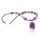 Certified Authentic Navajo .925 Sterling Silver Natural Turquoise Agate Native American Necklace 750109-12