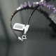 Certified Authentic Navajo .925 Sterling Silver Natural Turquoise Amethyst Agate Native American Necklace 370925639334