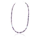 Certified Authentic Navajo .925 Sterling Silver Natural Turquoise Amethyst Native American Necklace 370993141648
