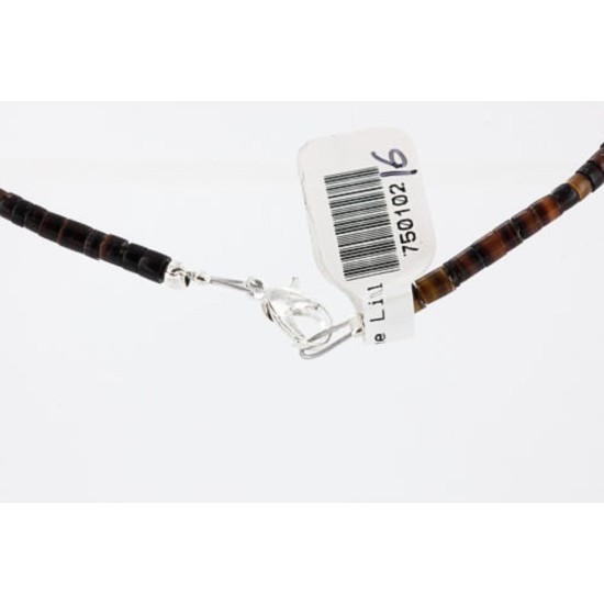 Certified Authentic Navajo .925 Sterling Silver Natural Turquoise and AMETHYST Native American Necklace 371007008020
