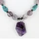 Navajo .925 Sterling Silver Natural Turquoise and AMETHYST Native American Necklace 371008914523 Navajo .925 Sterling Silver Natural Turquoise and AMETHYST Native American Necklace 371008914523