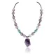 Navajo .925 Sterling Silver Natural Turquoise and AMETHYST Native American Necklace 371008914523 Navajo .925 Sterling Silver Natural Turquoise and AMETHYST Native American Necklace 371008914523