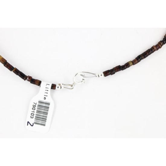 Certified Authentic Navajo .925 Sterling Silver Natural Turquoise and AMETHYST Native American Necklace 371008914523
