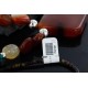 Certified Authentic Navajo .925 Sterling Silver Natural Turquoise and Carnelian Native American Necklace 370983984817