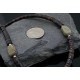 Certified Authentic Navajo .925 Sterling Silver Natural Turquoise and Graduated Heishi Native American Necklace 370842449531