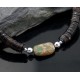 Certified Authentic Navajo .925 Sterling Silver Natural Turquoise and Graduated Heishi Native American Necklace 390615386444