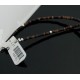 Certified Authentic Navajo .925 Sterling Silver Natural Turquoise and Graduated Heishi Native American Necklace 390619444172