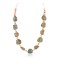 Certified Authentic Navajo .925 Sterling Silver Natural Turquoise and Graduated Melon Shell Chunky Native American Necklace 750186-2