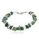 Certified Authentic Navajo .925 Sterling Silver Natural Turquoise and Graduated Melon Shell Native American Bracelet  1246-2