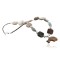 Certified Authentic Navajo .925 Sterling Silver Natural Turquoise and Horn Native American Necklace 390737926651