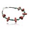 Certified Authentic Navajo .925 Sterling Silver Natural Turquoise and Jasper Native American Bracelet 390734396042