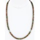 Certified Authentic Navajo .925 Sterling Silver Natural Turquoise and Jasper Native American Necklace 15902-1
