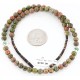 Certified Authentic Navajo .925 Sterling Silver Natural Turquoise and Jasper Native American Necklace 15902-1
