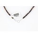 Certified Authentic Navajo .925 Sterling Silver Natural Turquoise and Jasper Native American Necklace 15902-1