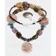 Certified Authentic Navajo .925 Sterling Silver Natural Turquoise and JASPER Native American Necklace 25205