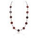 Certified Authentic Navajo .925 Sterling Silver Natural Turquoise and Jasper Native American Necklace 390805491108