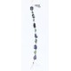Certified Authentic Navajo .925 Sterling Silver Natural Turquoise and LAPIS Native American Bracelet 371007903011