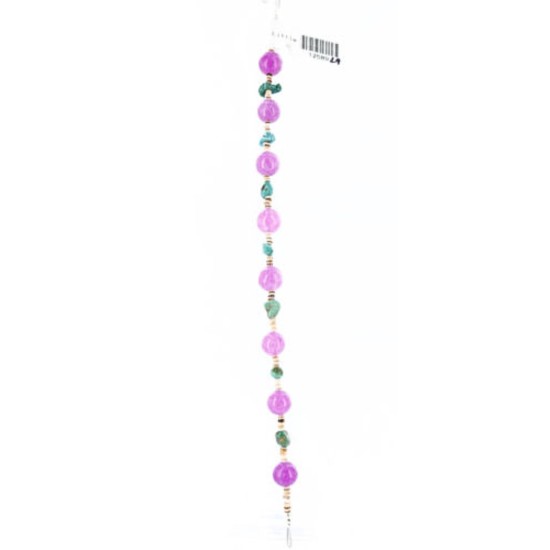 Certified Authentic Navajo .925 Sterling Silver Natural Turquoise and Purple Agate Native American Bracelet 390772951959 Certified Authentic Navajo .925 Sterling Silver Natural Turquoise and Purple Agate Native American Bracelet 390772951959