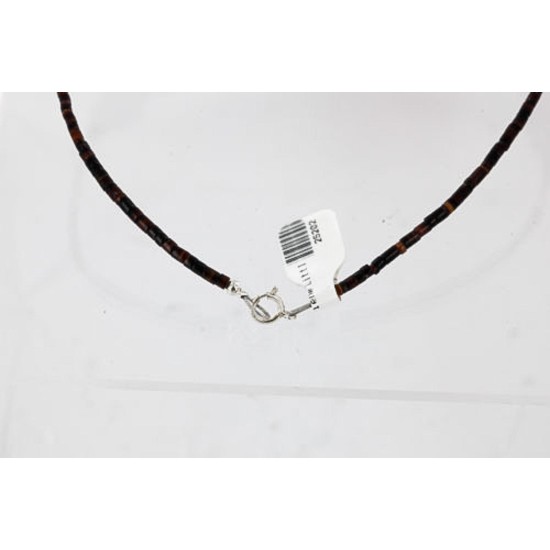 Certified Authentic Navajo .925 Sterling Silver Natural Turquoise and SPINY Native American Necklace 390838288997