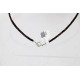 Certified Authentic Navajo .925 Sterling Silver Natural Turquoise and SPINY Native American Necklace 390838288997