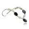Certified Authentic Navajo .925 Sterling Silver Natural Turquoise Black Onyx Agate Native American Necklace 390688929183