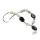 Certified Authentic Navajo .925 Sterling Silver Natural Turquoise Black Onyx Agate Native American Necklace 390688929183