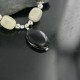 Certified Authentic Navajo .925 Sterling Silver Natural Turquoise Black Onyx Agate Native American Necklace 390688929183