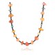Certified Authentic Navajo .925 Sterling Silver Natural Turquoise Carnelian Native American Necklace 15888-3