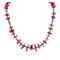 Certified Authentic Navajo .925 Sterling Silver Natural Turquoise Coral Heishi Native American Necklace 25235-4