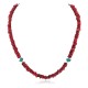 Certified Authentic Navajo .925 Sterling Silver Natural Turquoise Coral Heishi Native American Necklace 750219-10 Certified Authentic Navajo .925 Sterling Silver Natural Turquoise Coral Heishi Native American Necklace 750219-10
