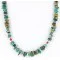 Navajo .925 Sterling Silver Natural Turquoise Coral Native American Necklace 371051152666