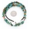 Navajo .925 Sterling Silver Natural Turquoise Coral Native American Necklace 371051152666