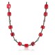 Certified Authentic Navajo .925 Sterling Silver Natural Turquoise CORAL Native American Necklace 390800932046