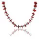 Navajo .925 Sterling Silver Natural Turquoise Coral Native American Necklace 390828597399