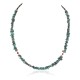 Certified Authentic Navajo .925 Sterling Silver Natural Turquoise Coral Native American Necklace 390848457306