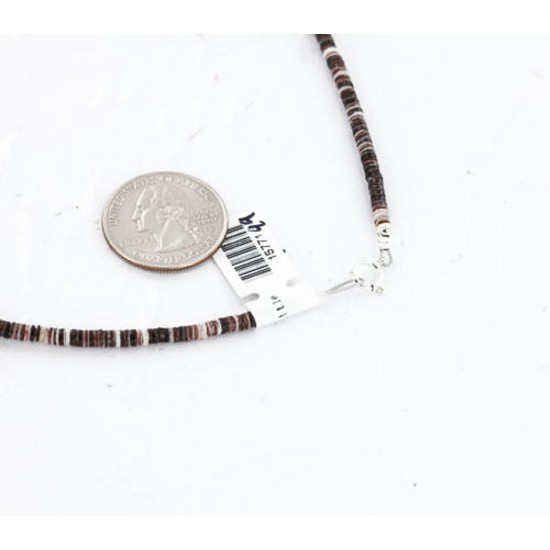Certified Authentic Navajo .925 Sterling Silver Natural Turquoise Coral Native American Necklace 390848457306