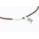 Certified Authentic Navajo .925 Sterling Silver Natural Turquoise CORAL Native American Necklace 750117-3