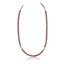 Navajo .925 Sterling Silver Natural Turquoise Gold Stone Native American Necklace 390752343540